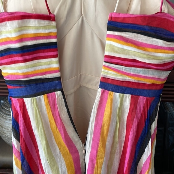 Luxxel Multi Stripe Maxi Boutique Dress - Picture 7 of 13